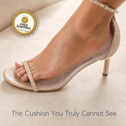 ClearStep Transparent Silicone Gel Foot Cushions