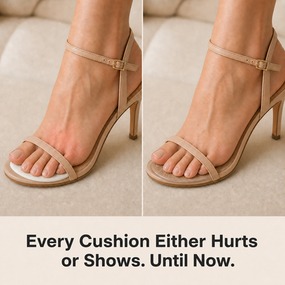 ClearStep Transparent Silicone Gel Foot Cushions