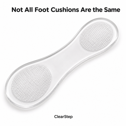 ClearStep Transparent Silicone Gel Foot Cushions