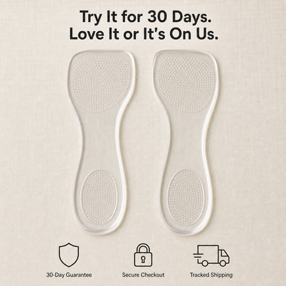 ClearStep Transparent Silicone Gel Foot Cushions